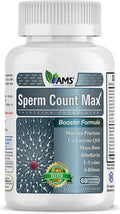 America Medic & Science Sperm Count Max (60 Cápsulas) - Suplemento de Fertilidad Masculina