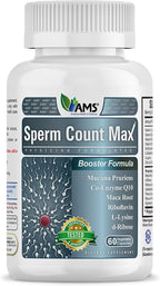 America Medic & Science Sperm Count Max (60 Cápsulas) - Suplemento de Fertilidad Masculina