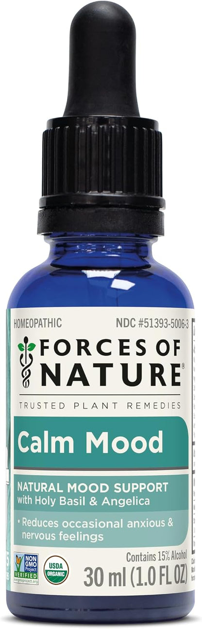 Forces of Nature Calm Mood, Medicina Homeopática Orgánica (30 ml) – Image 1