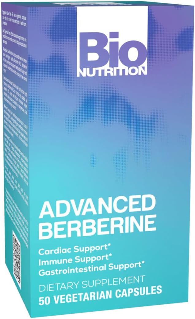 Bio Nutrition Advanced Berberine - 50 Cápsulas Vegetarianas - 1200 mg por Ración