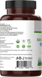 Brieofood Césped de Cebada Orgánico 1500mg, 90 Comprimidos Vegetarianos