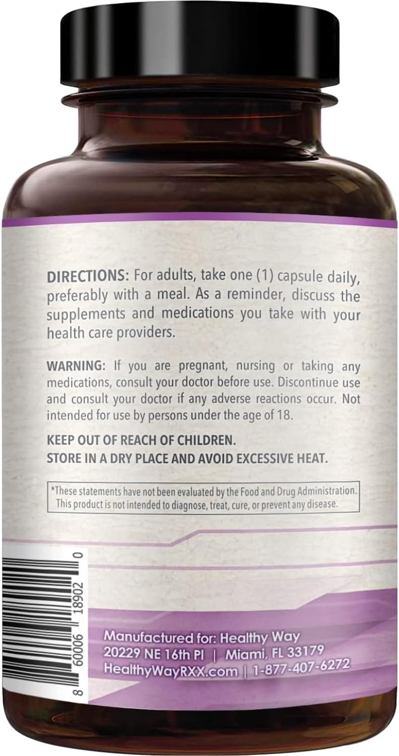 Pterostilbeno 150 mg - Suplemento Antioxidante, 180 Cápsulas