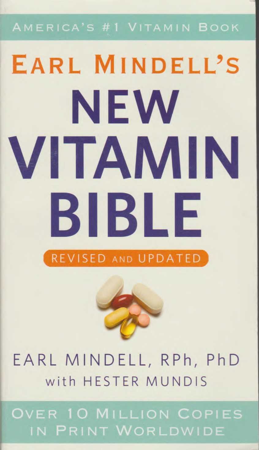 La nueva Biblia de las vitaminas de Earl Mindell