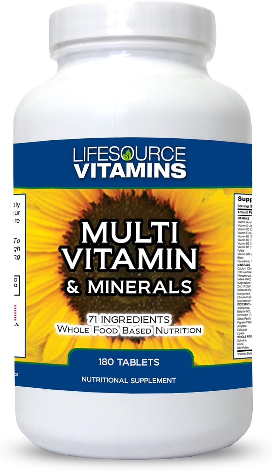 LifeSource Multivitamínico Completo con Minerales (180 Comprimidos)