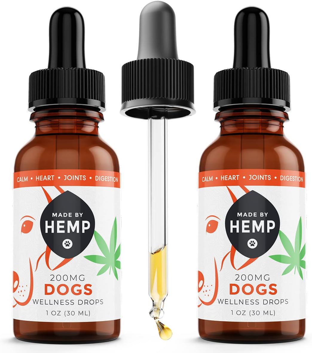 Made by Hemp - Aceite de Cáñamo para Perros (2 unidades)