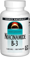 Source Naturals Niacinamida 1500 mg, 100 comprimidos (Paquete de 2)