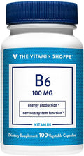 Vitamin B6 100mg – Energy and Metabolism | 100 Vegetarian Capsules