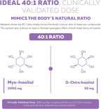 FemoSitol Inositol en Polvo - Complejo de Myo-Inositol y D-Chiro Inositol 40:1 (123 g)