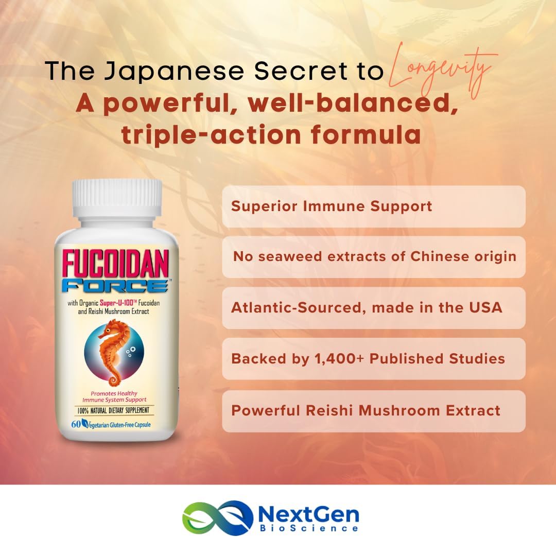 Fucoidan Force – Genuino Extracto de Espectro Completo