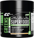 EC Sports Greens & Reds Blend Peach Berry - Polvo con Probióticos y Adaptógenos - 30 Servicios