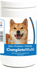Healthy Breeds Shiba Inu Multivitamínico Completo Masticables Blandos 120 Unidades