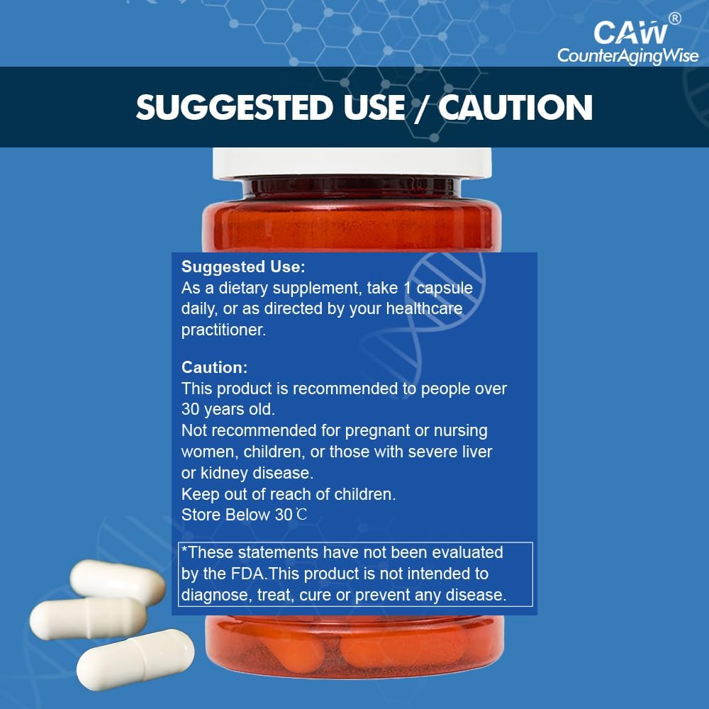 CAW Hypersorption Cicloastragenol 25 mg | 30 Cápsulas Entéricas