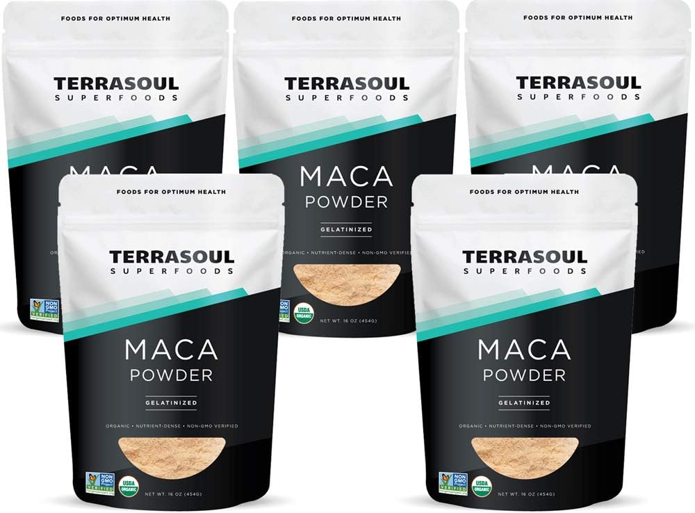 Terrasoul Superfoods Maca Orgánica Gelatinizada - 454 g (16 oz)