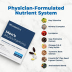 VitaMedica Multivitamínico para Hombres con Apoyo Prostático | Vitaminas, Minerales, Omega-3 y Saw Palmetto | Caja de 30 Sobres Diarios | Energía y Sueño Naturales