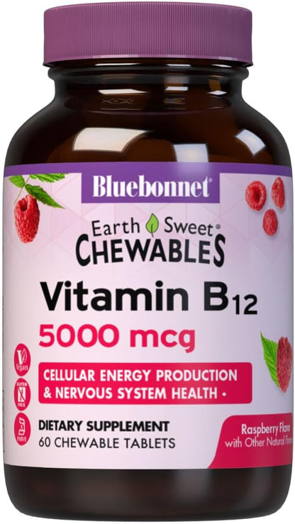 BlueBonnet Nutrition Earth Sweet Vitamin B12 – Metabolismo energético normal: Ayuda a convertir los alimentos en – Image 1