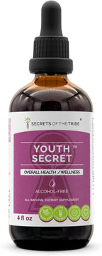 Secrets of the Tribe - Youth Secret, Suplemento Herbal en Gotas, Extracto Líquido sin Alcohol (60 ml)