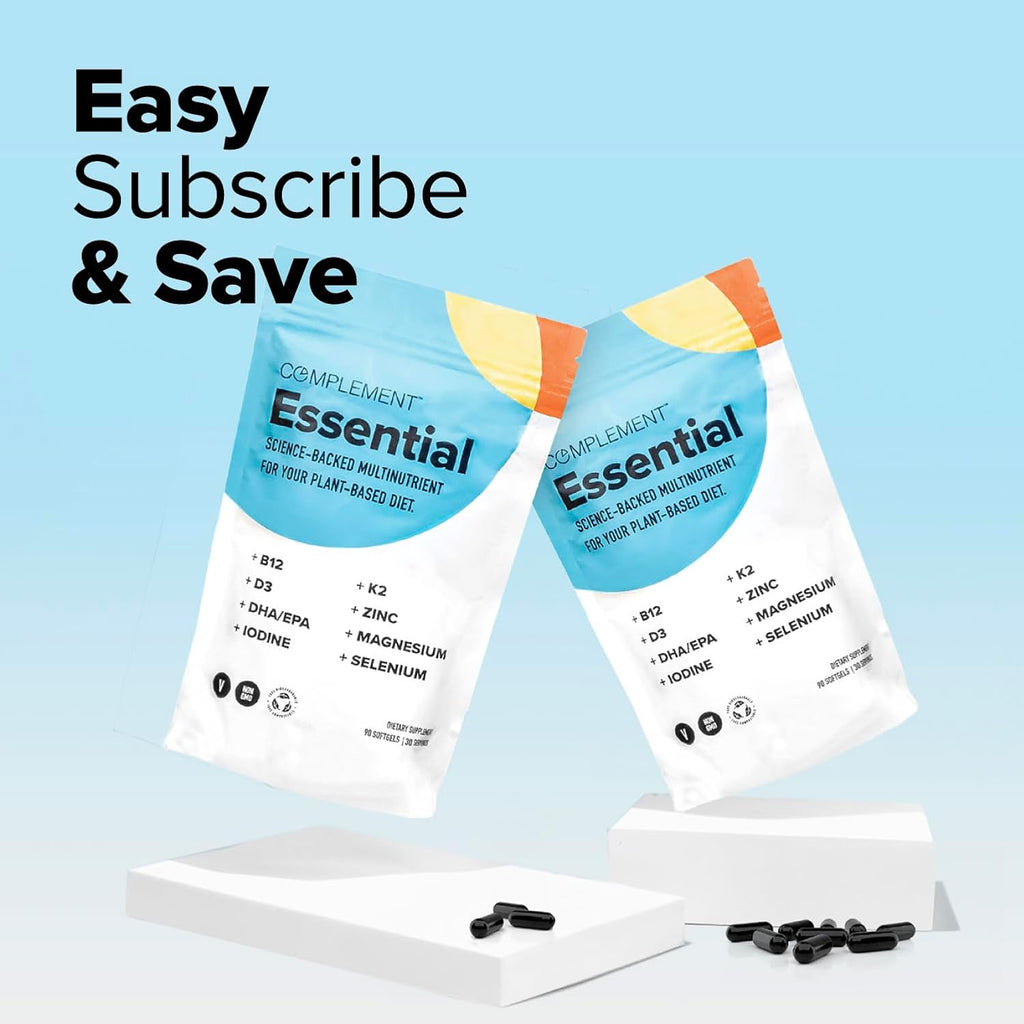 Complement Essential Multivitamínico Vegano para Hombres y Mujeres – 90 Cápsulas