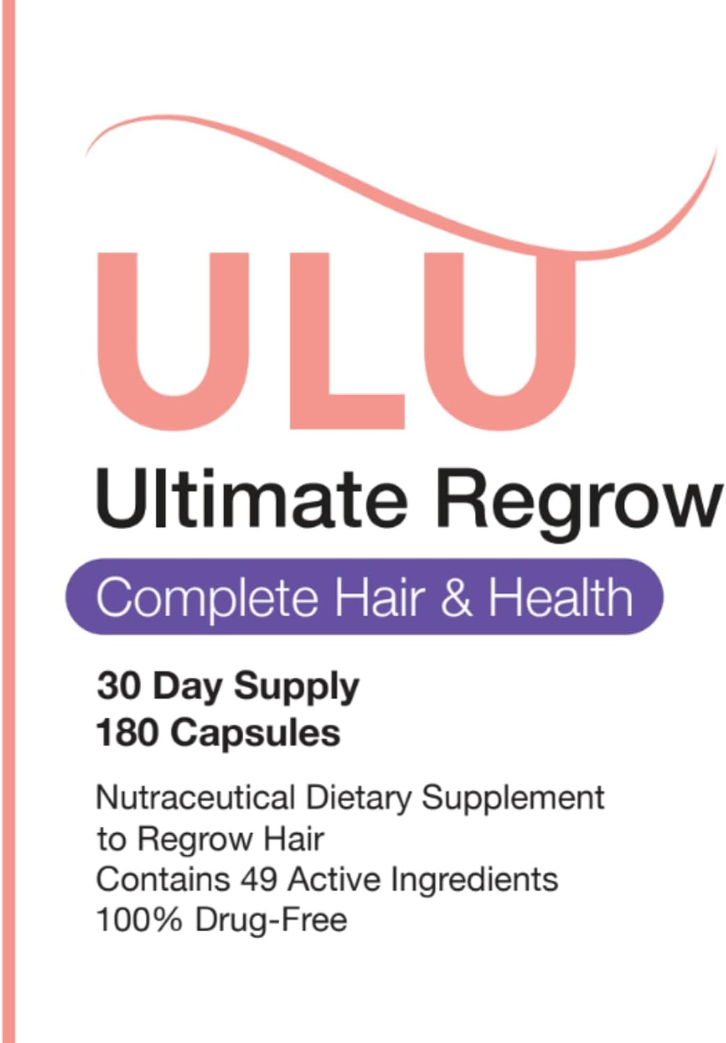 Ultimate Regrow Multivitamin – Cabello, Piel y Uñas, 360 Cápsulas