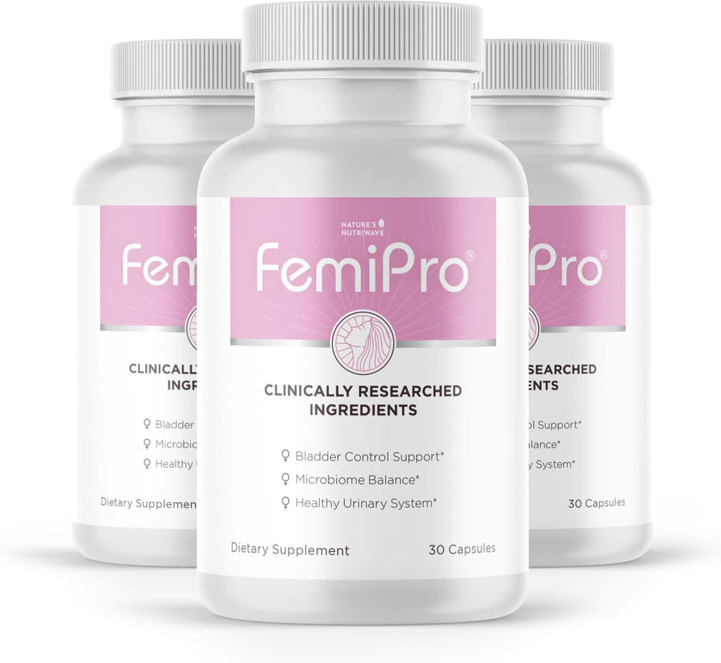 FemiPro – Mezcla de Hierbas y Probióticos, 30 Cápsulas, 1 Mes