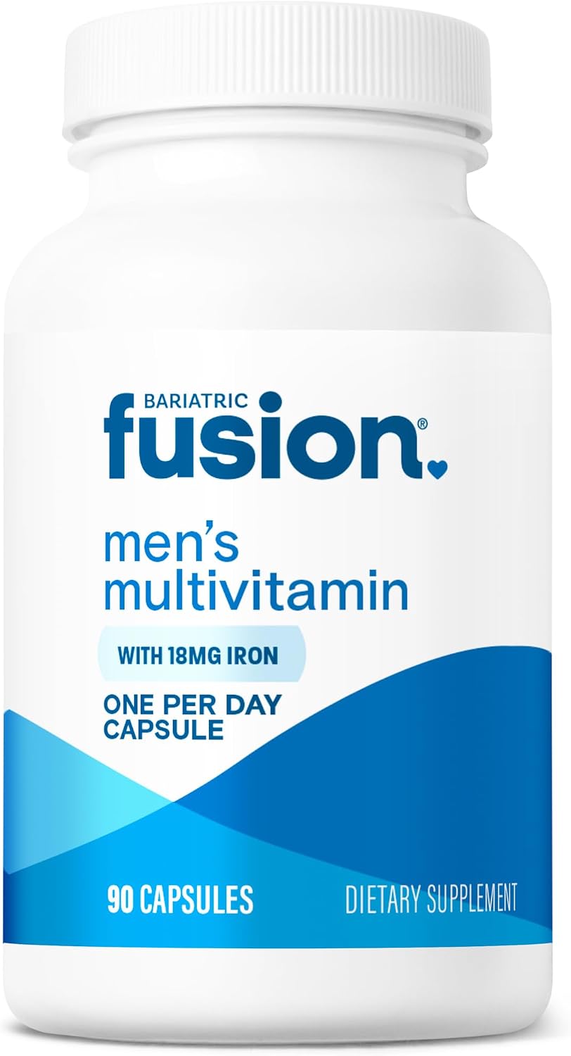 Bariatric Fusion Multivitamínico Diario para Hombres con Hierro - 90 Cápsulas (3 Meses)