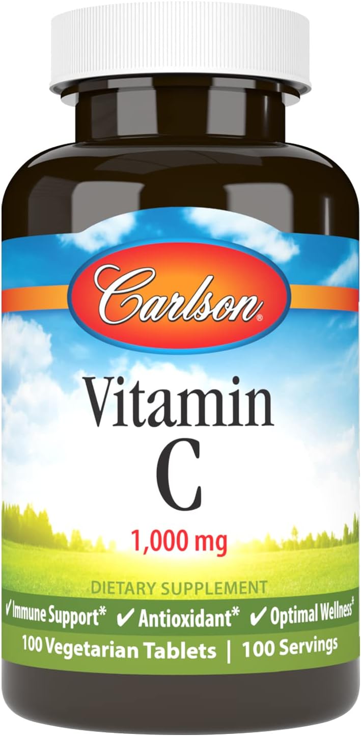 Carlson - Vitamina C 1.000 mg, 100 Comprimidos