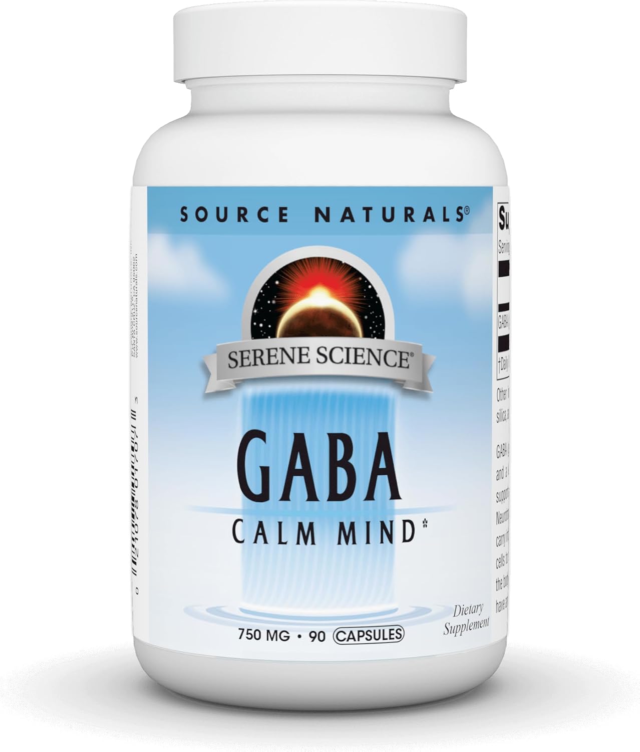 Source Naturals Serene Science GABA 750mg - 45 Cápsulas