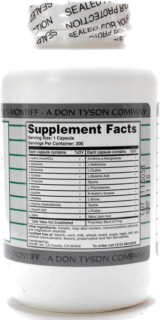 All-Basic 677 mg - 200 Capsules - Montiff