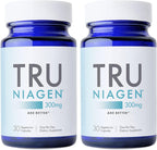TRU NIAGEN Suplemento NAD+ Patentado, 300mg Niagen, 30 Servicios | Nicotinamida Ribósido (NR)