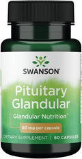Swanson Glándula Pituitaria Cruda 80 Miligramos 60 Cápsulas