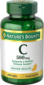 Nature's Bounty Vitamina C Pura 500 mg, 250 Comprimidos (Pack de 6)