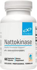 XYMOGEN Nattokinase - Apoyo Cardiovascular y Vascular - 100 mg de Nattokinasa - Fórmula Enzimática - Vegano y No Transgénico - 60 Cápsulas