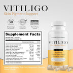 Dermawonder Vitiligo Capsules 60 Cápsulas | Suplemento para la Pigmentación de la Piel