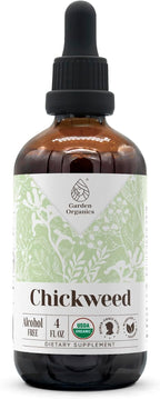 Extracto Orgánico de Chickweed (Stellaria media) Sin Alcohol - 60 ml