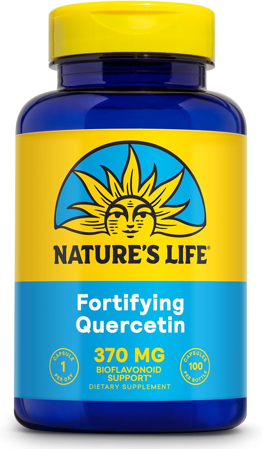 Nature's Life Quercetina Fortificante 370 mg - 100 Cápsulas Vegetarianas