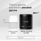 Toniiq Glicina 1300mg - Suplemento de Glicina en Cápsulas Vegetarianas - 240 Cápsulas - 120 Dosis - Alta Pureza - 4 Meses de Suministro