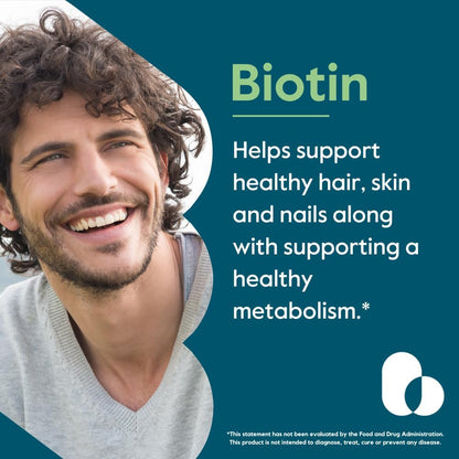 BESTVITE Biotina 5000mcg (240 Cápsulas – La biotina contribuye al mantenimiento de la piel en condiciones normales. – Image 4