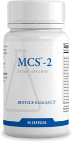 BIOTICS RESEARCH MCS-2 Apoyo Metabólico y Hepático, Fórmula Antioxidante con Cardo Mariano y Trébol Rojo, 90 Cápsulas