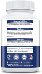 Suplemento Cerebral con Bacopa Monnieri, Lion's Mane y Alpha GPC - Apoya Memoria y Concentración - 120 Cápsulas