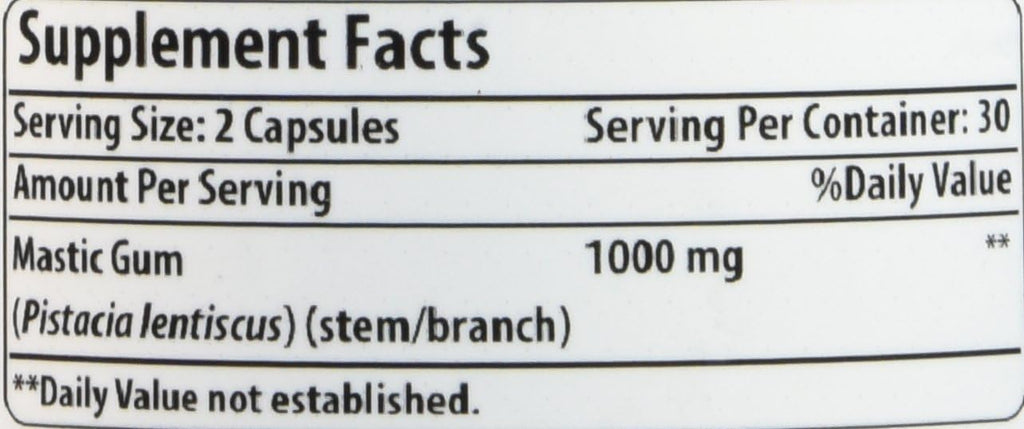 Amazing Formulas Mastic Gum 1000 mg | 60 Cápsulas