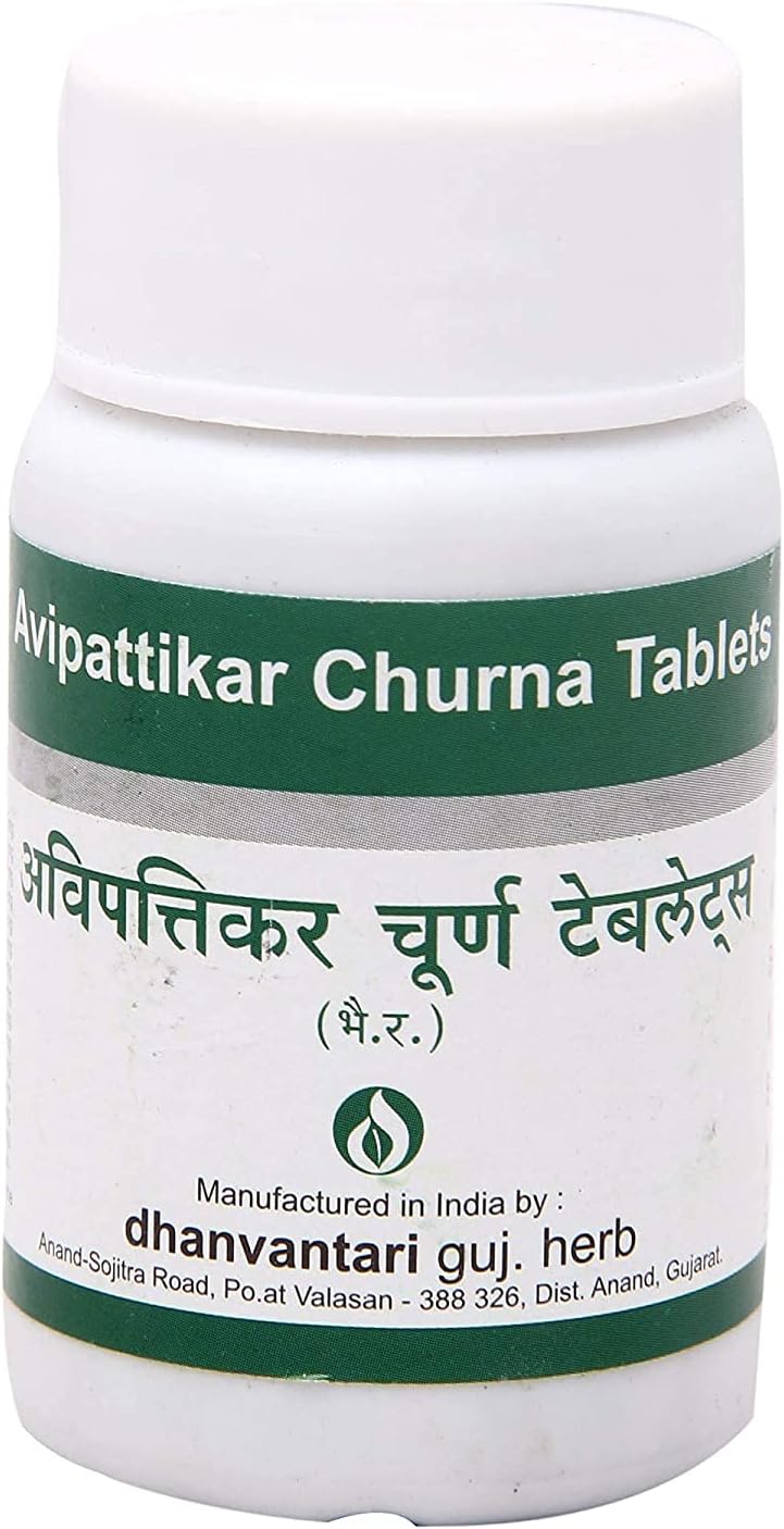 Ayucine Forever Dhanvantari Avipattikar Churna Tablet (120 Tablets) (Pack of 4)