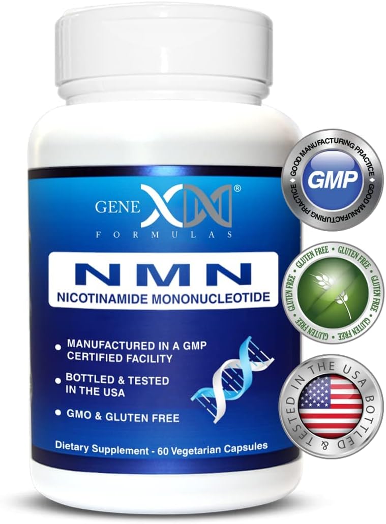 Genex Formulas NMN 250mg - Forma Estabilizada (60 Cápsulas)