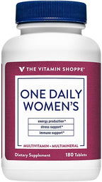 The Vitamin Shoppe Multivitamínico para Mujer One Daily 180 Comprimidos