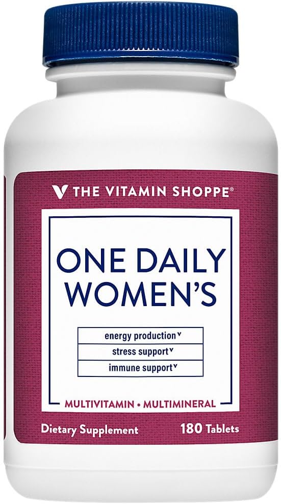The Vitamin Shoppe Multivitamínico para Mujer One Daily 180 Comprimidos