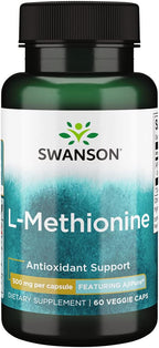 Swanson ULT L-Metionina 500 mg - 60 Cápsulas Vegetales