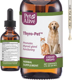 PetAlive Thyro-Pet – Gotas Líquidas de Apoyo Tiroideo para Perros y Gatos