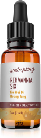 Rehmannia Six - Liu Wei Di Huang Tang - Tintura Herbal (Extracto Líquido) - Concentrado con Gotero - Mezcla de Hierbas TCM Natural 30 ml
