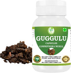 Guggulu (Commiphora Mukul) Cápsulas Vegetarianas, Pack de 2 x 60 Cápsulas