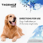 ThorneVET Canine Geriatric Basics – Fórmula multivitamínica y mineral para perros mayores, 90 masticables blandos