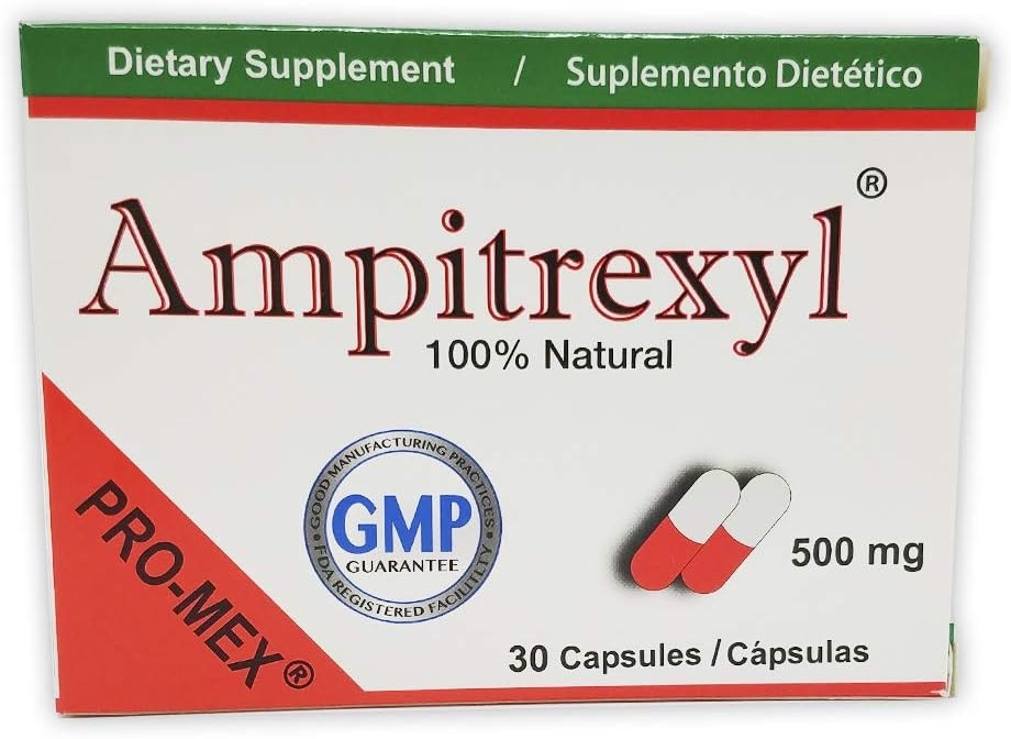 Ampitrexyl 500mg Cápsulas - 30 Unidades