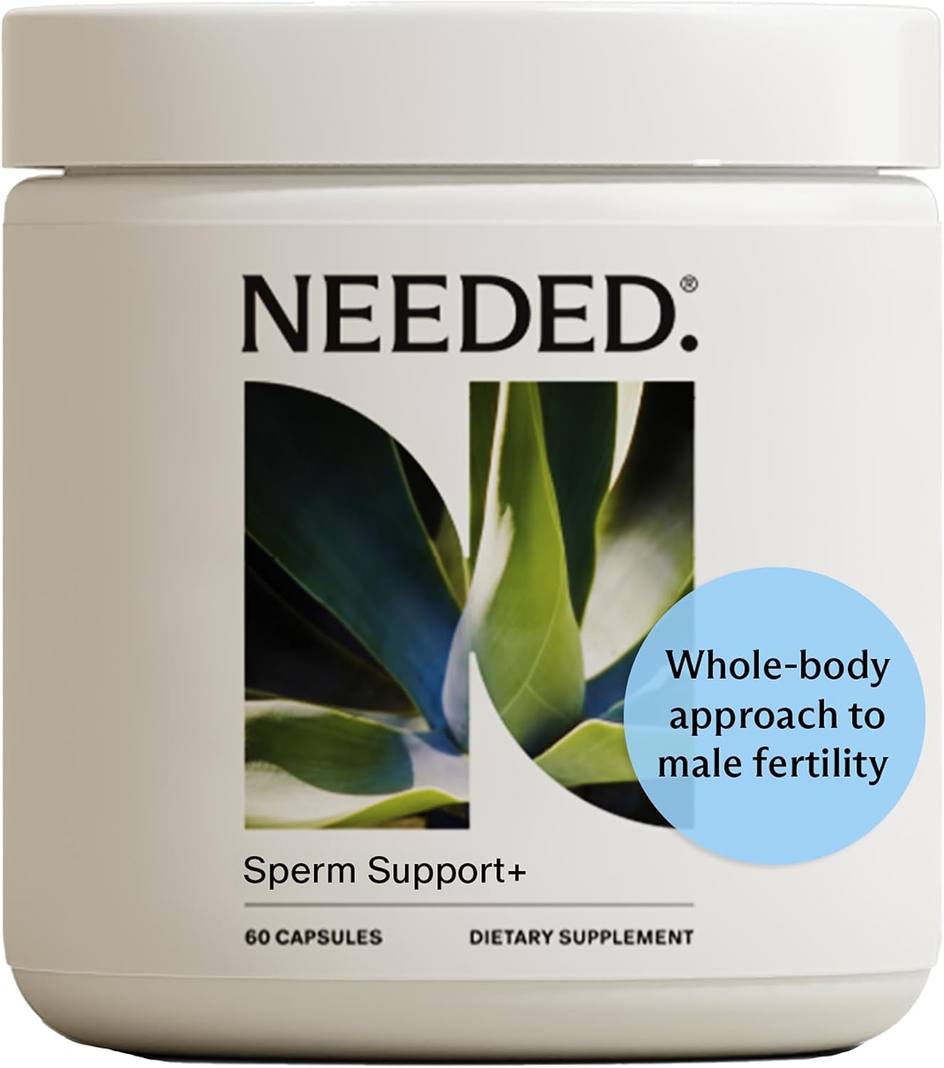 Needed. Sperm Support - Suplemento de Fertilidad Masculina - 60 Cápsulas